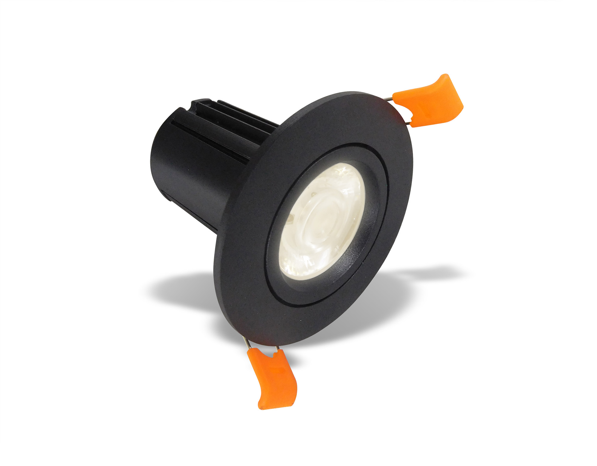 DM201330  Broma 10 Tridonic powered 10W 2700K 750lm 12° CRI>90 LED Engine Black Round Adjustable Recessed Spotlight, IP20